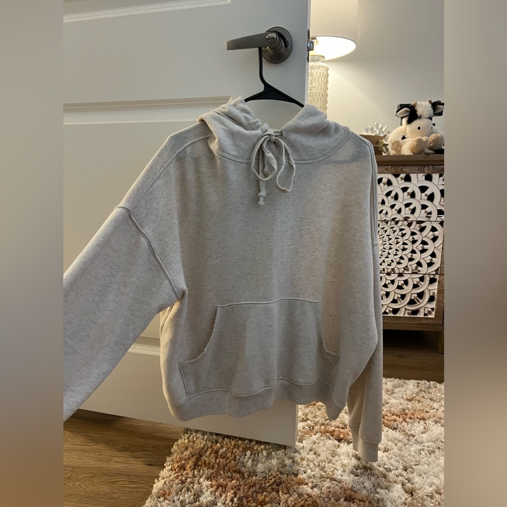 Awe over sized cropped hoodie
